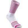 Letní cyklistické ponožky Specialized Full Stripe Socks  White/Pink