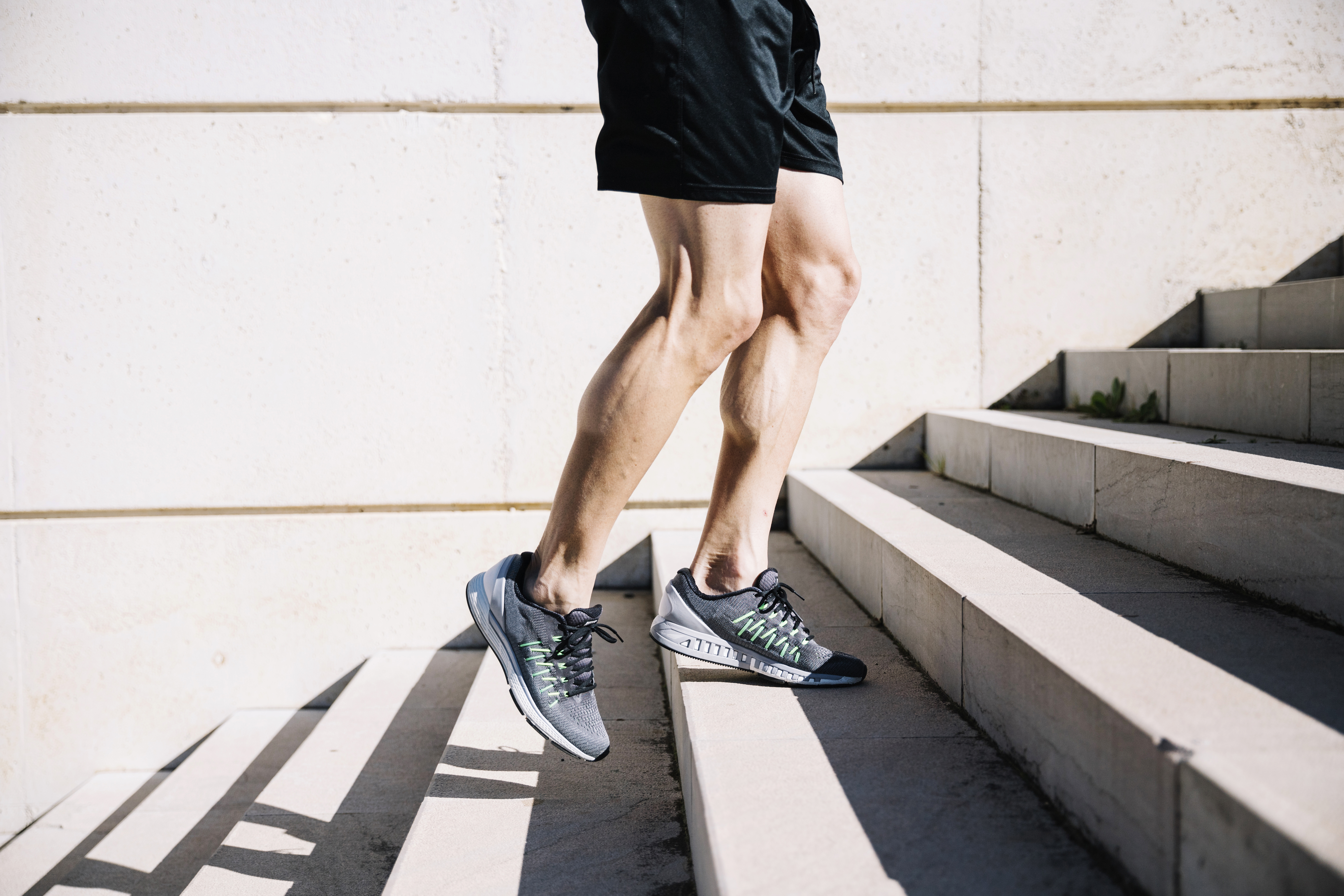 crop-man-having-staircase-workout