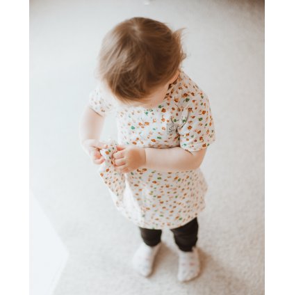 detské dievčenské šaty kvietky