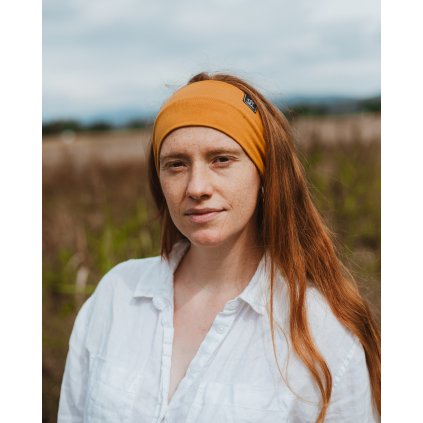 Športová čelenka  - Horčicová