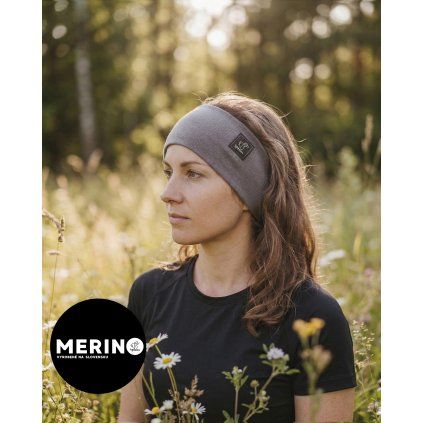 merino čelenka dámska bledohnedá