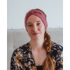 ružová merino čelena pre ženy