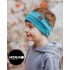modrozelena merino celena detska