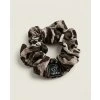 Scrunchie gumička hnedý leopard - modal  Scrunchie gumička do vlasov - Hnedý leopard modal