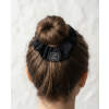 Scrunchie gumička čierna - modal  Scrunchie gumička do vlasov - Čierna modal