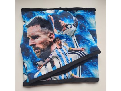 Set čepice a nákrčník Messi