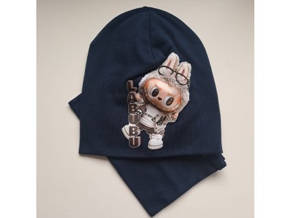 Set čepice a nákrčník LABUBU