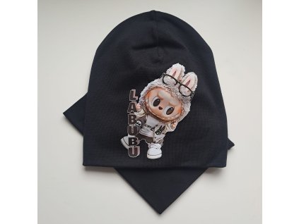 Set čepice a nákrčník LABUBU