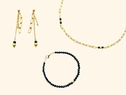Sada šperků Black Onyx Power