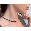 Stříbrný choker s Karma kruhem