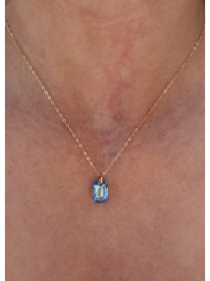 Náhrdelník EMERALD - Barva Modřá