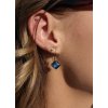 Náušnice SQUARE - Tmavomodrá