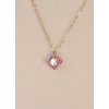 Náhrdelník SQUARE - Barva Růžová