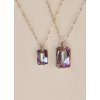 Náhrdelník EMERALD - Barva Modrofialová