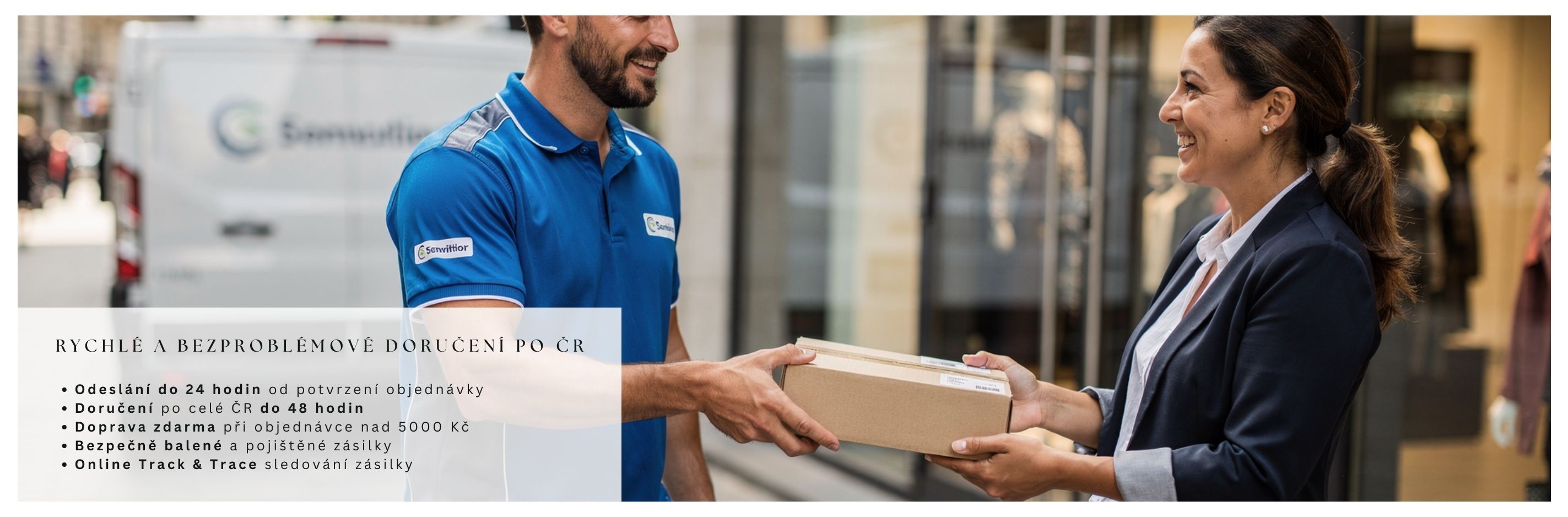 Rychlé a bezproblémové doručení po ČR