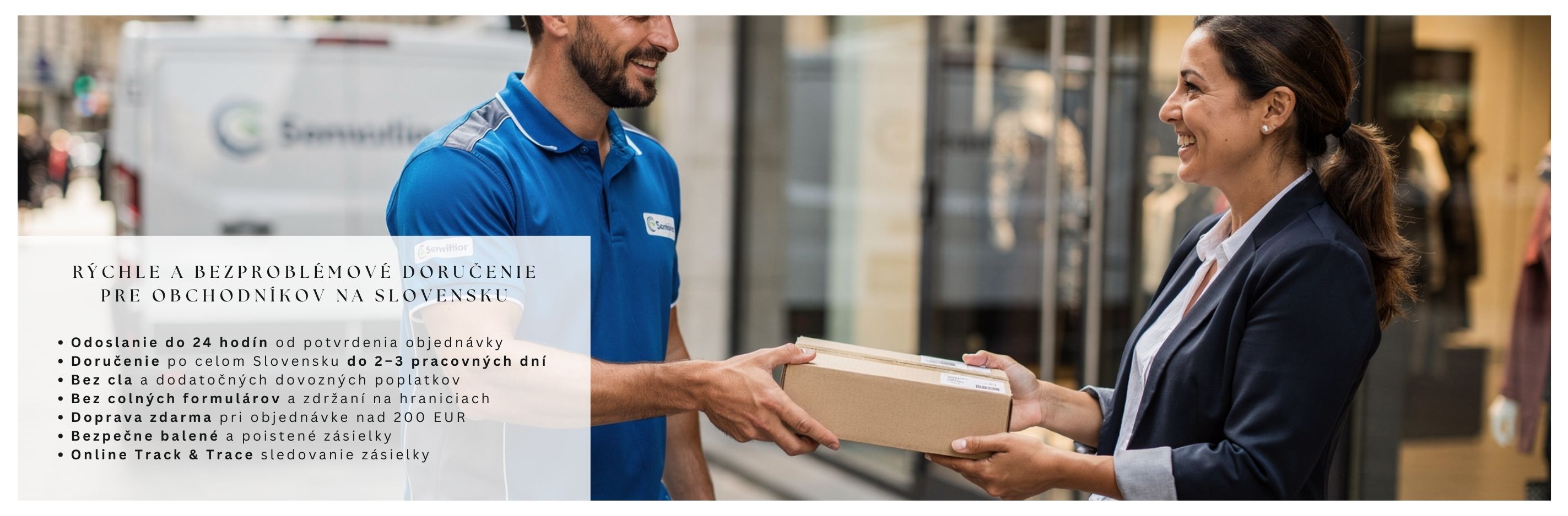 Rýchle a bezproblémové doručenie pre obchodníkov na Slovensku