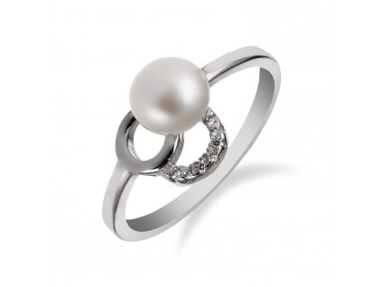 SP56R - prsteň s riečnou perlou AG 925/1000