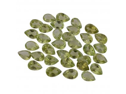LS009 - olivine natural pear - 5x7 mm
