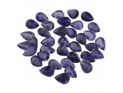 LS028 - iolit přírodní hruška - 5x7 mm