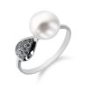 SP32R - 925 sterling silver ring with freshwater pearls