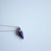 ametyst na řetízku ze stříbra