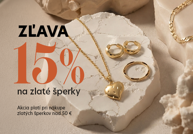 Cena zlata zľava 15