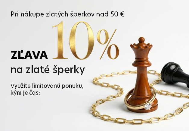 Cena zlata zľava 10