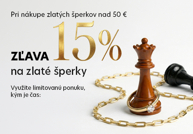 Cena zlata zľava 15