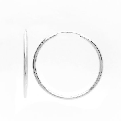 Zlaté kruhové náušnice, 0,65 g, 14k
