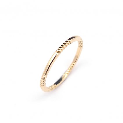 Jednoduchý zlatý prsteň, od 1,05 g, 14k