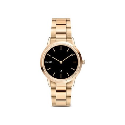 Hodinky MILLNER model CHELSEA GOLD BLACK 8425402508084