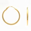 Kruhové zlaté náušnice, 2,50 g, 14k