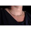 Strieborný náhrdelník „valis“