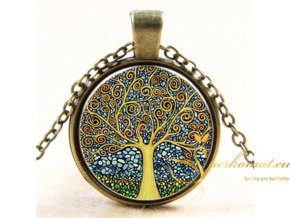 Vintage náhrdelník strom života