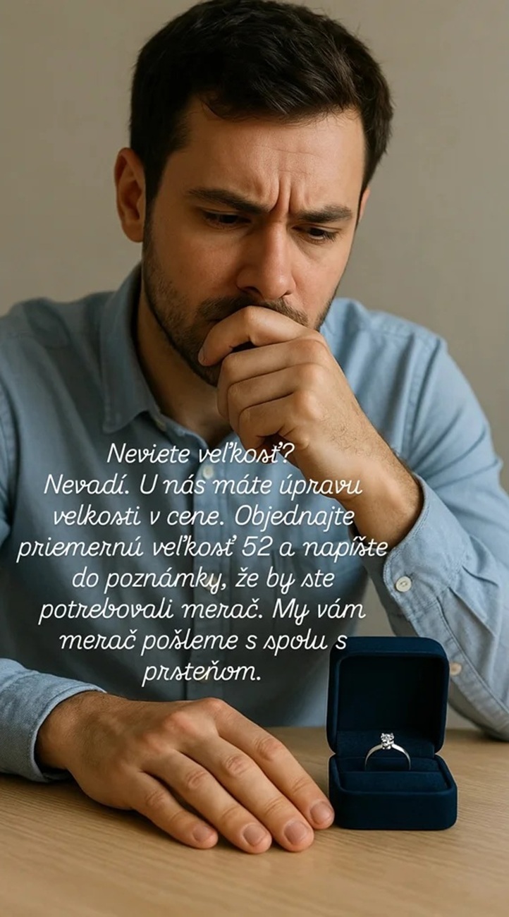 Ako zistiť veľkosť prsteňa?