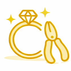 Úprava veľkosti prsteňa v cene