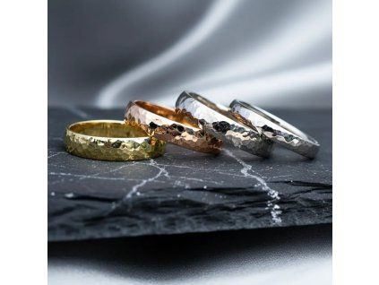 Tepané svadobné obrúčky