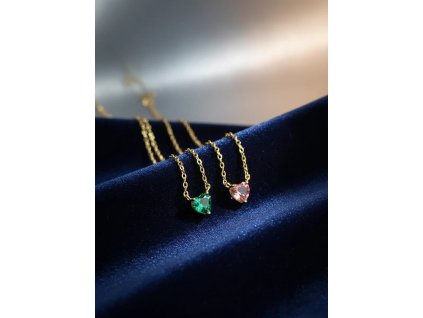 zlata%20retiazka%20srdce%20drahokam