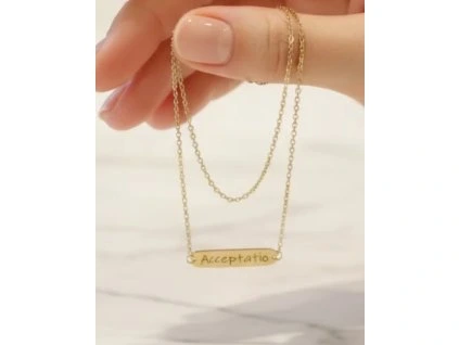 Zlatá retiazka s platničkou