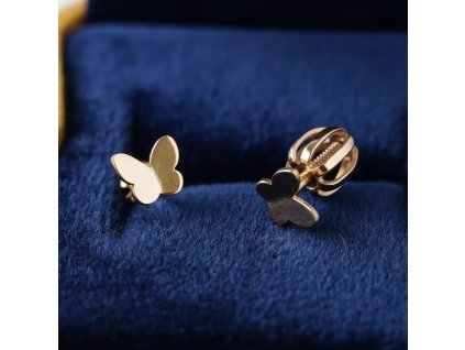 Detské náušničky motýlik