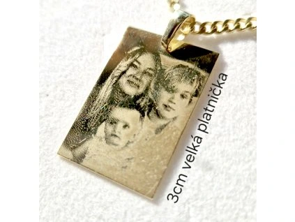 zlat%C3%A1%20platni%C4%8Dka%20s%20fotkou 6