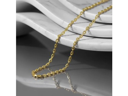 Zlatá retiazka Anker 2mm