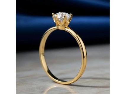Zásnubný Diamantový prsteň 0,5ct