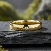 Diamant svadobna obrucka zlata