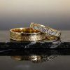 Zlate obrucky diamant
