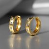 Zlaté náušnice kruhy