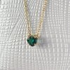 Zlatá retiazka so Smaragdovým srdiečkom