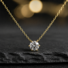 Zlatá retiazka diamant 6mm