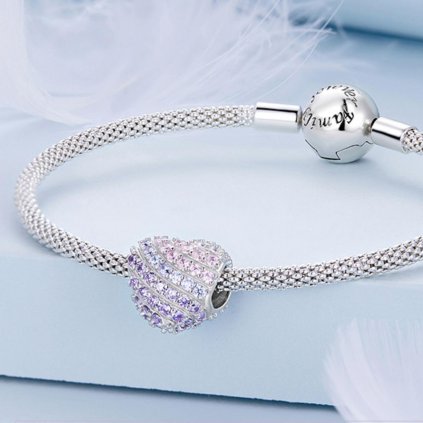 Tendresse Srdce Šperky Daniek, stříbrné symbolické korálky (3)