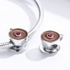 4673 Šálek kávy Šperky daniek stříbrný korálek přívěsek (2)